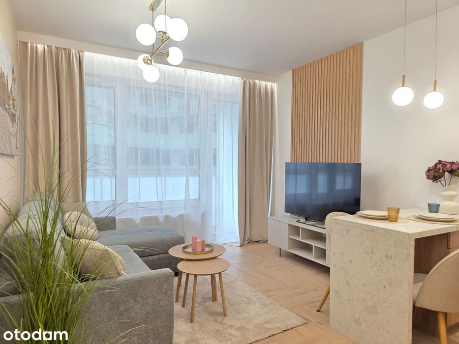 2 pokoje + balkon | Klimatyzacja | Sauna | Siłownia | + wykończenie