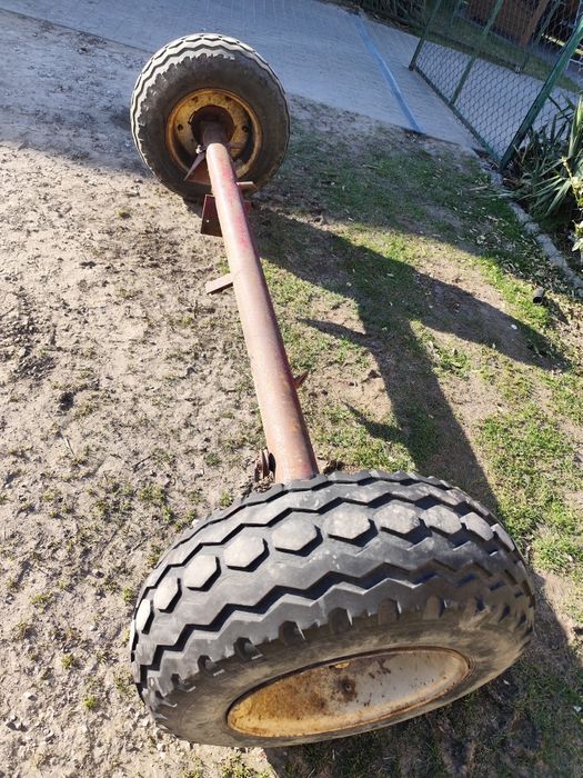 Oś ośka przyczepa wózek platforma