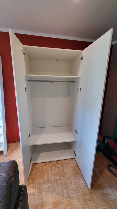 Szafa biały połysk 90x198x60