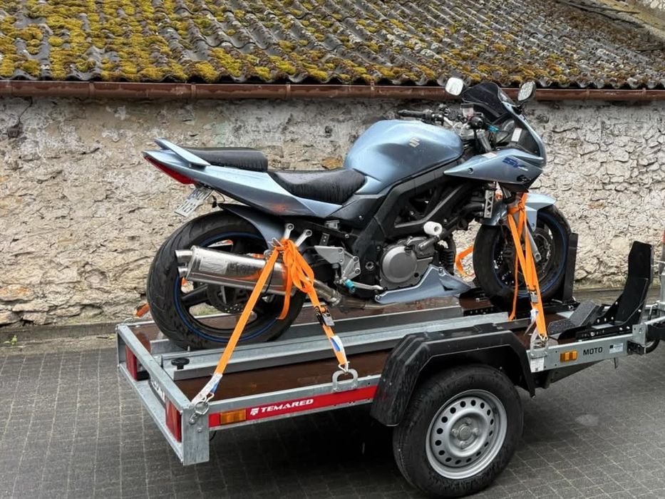 Przyczepka motocyklowa wynajem(motor 1 lub 2, quad) TEMARED MOTO 1-2