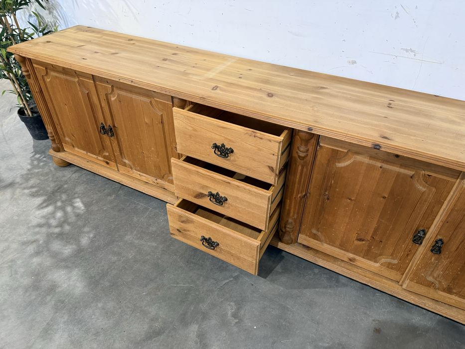 Piękna duża sosnowa komoda lite drewno super stan dowóz wysyłka