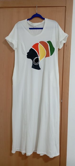 Vestido de senhora personalizado com pintura