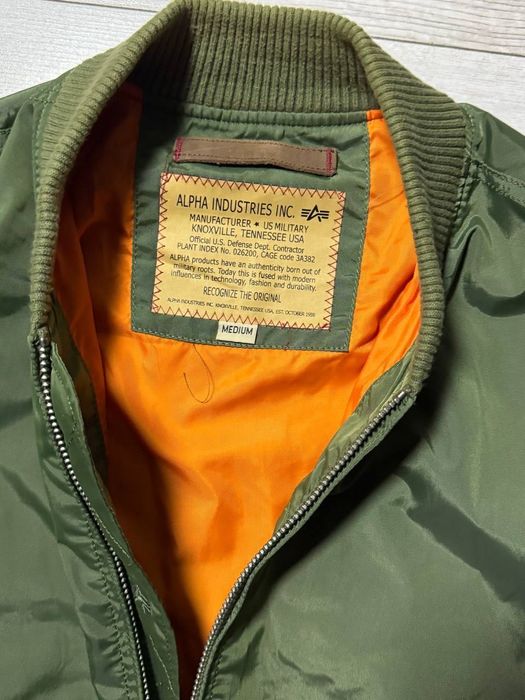Alpha Industries / Бомбер чоловічий MA-1/Бомбер альфа