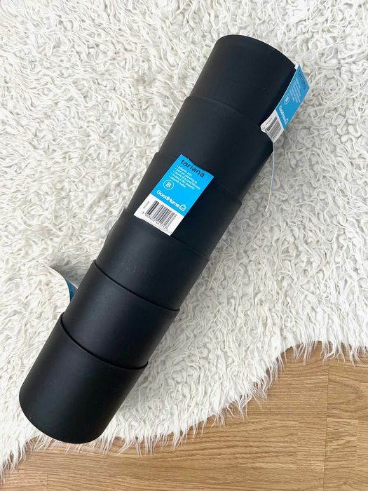 6 x Doniczka GoodHome Good Home B czarna doniczki osłonki osłonka