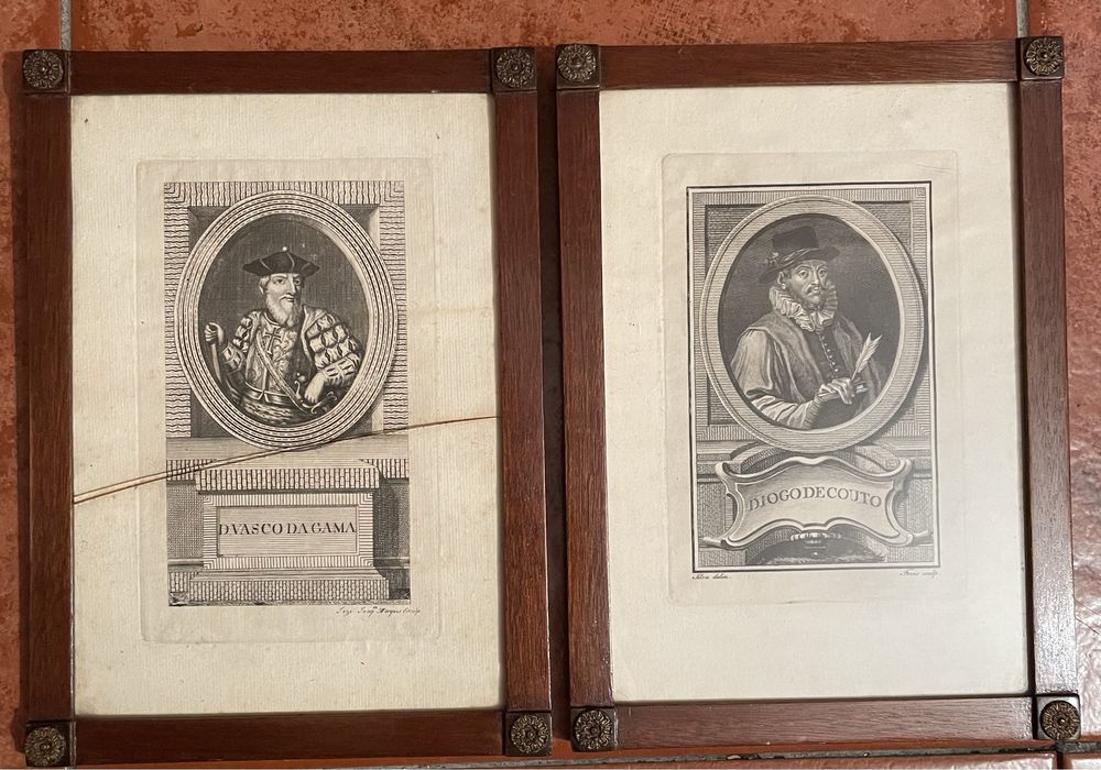 Quadro de Vasco Gama e Quadro Diogo de Couto