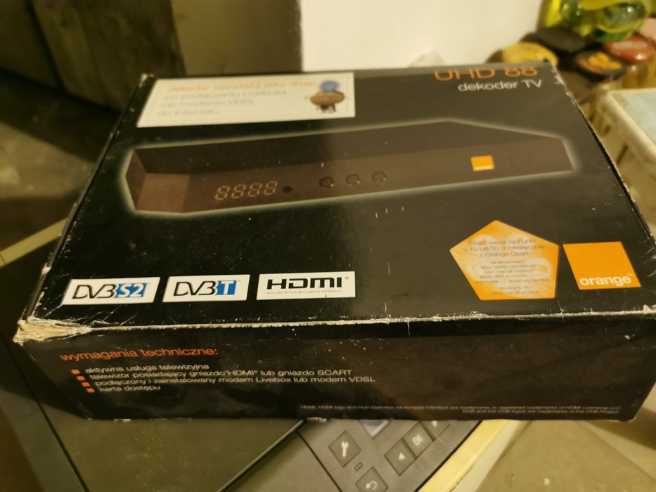 Dekoder tv sagemcom uhd 88