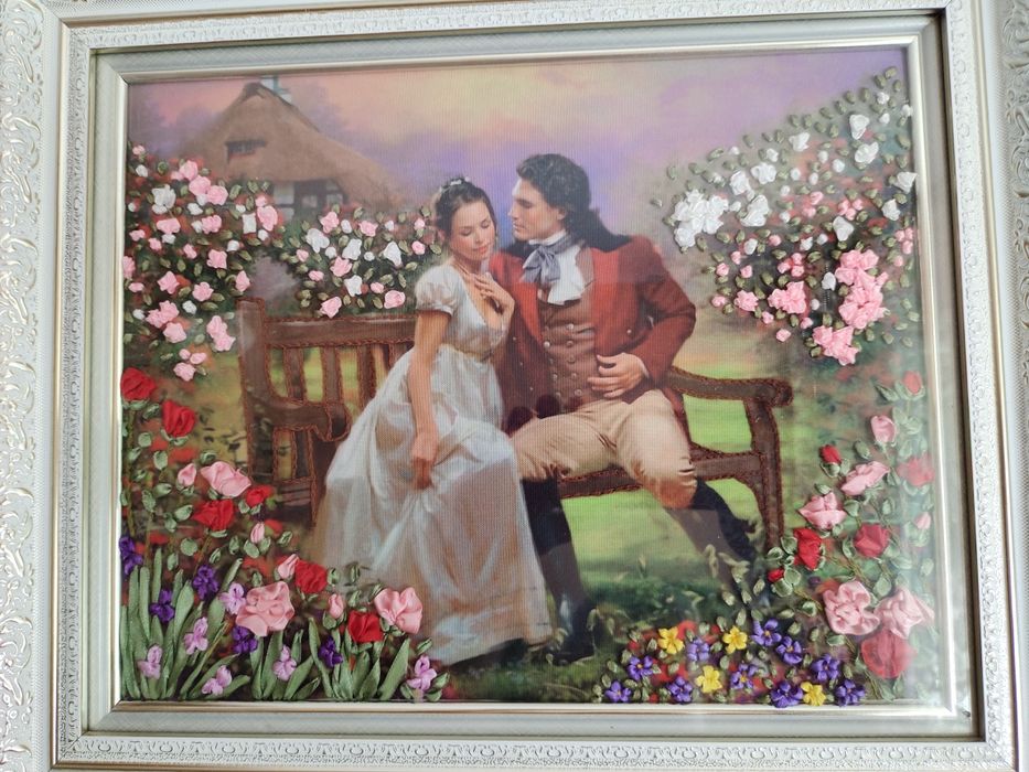 Вышитые картины в рамках