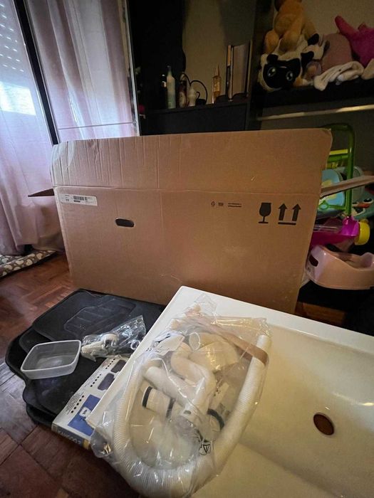 lavatório, branco, 102x49 cm