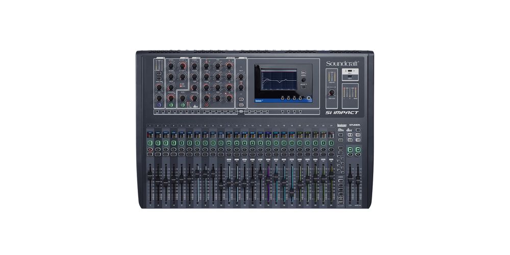 Soundcraft Si Impact — mesa digital em muito bom estado + case