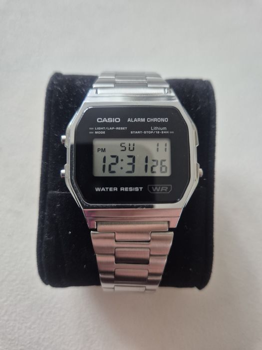 Zegarek Casio VINTAGE A158WEA Retro Alarm Stoper