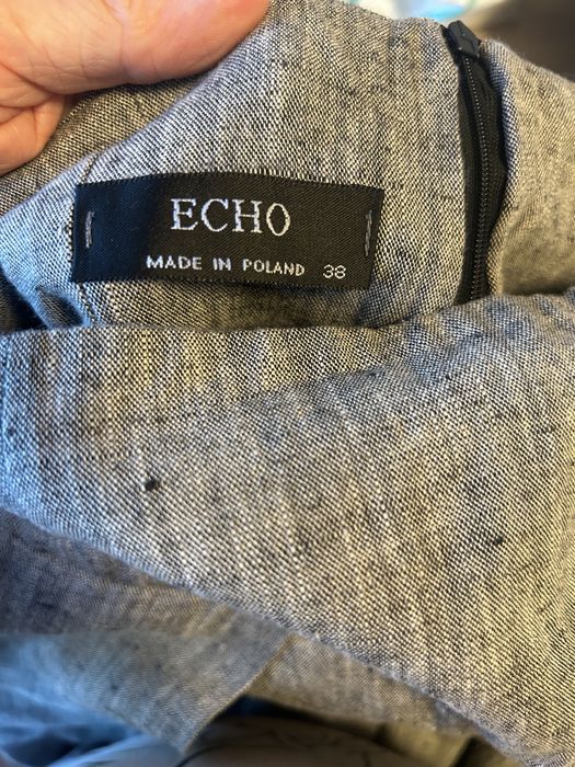 Piękna spódnica elegancka marka Echo 100% len