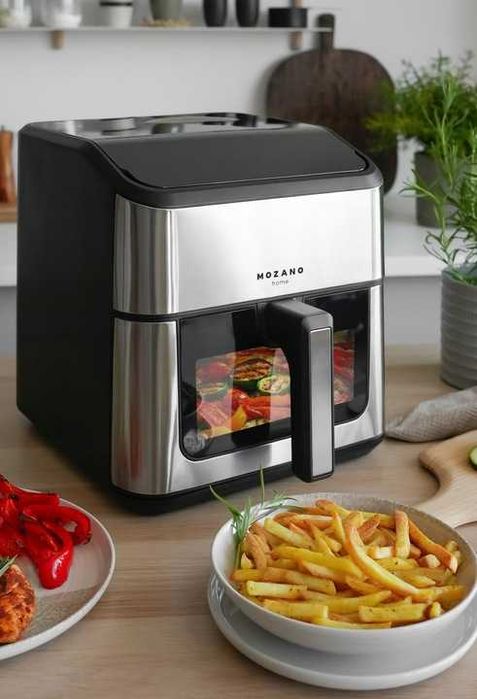 XXL DUŻA Frytkownica beztłuszczowa AIR FRYER frytownica mocna wifi 8L