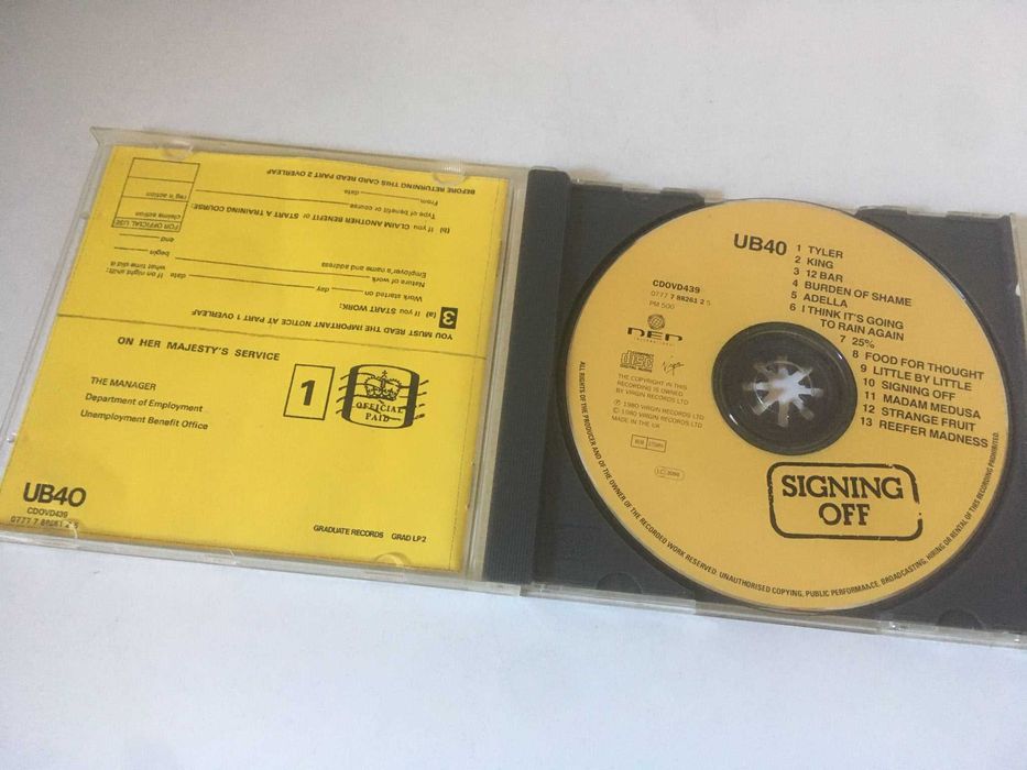 CD - UB40: Signing Off