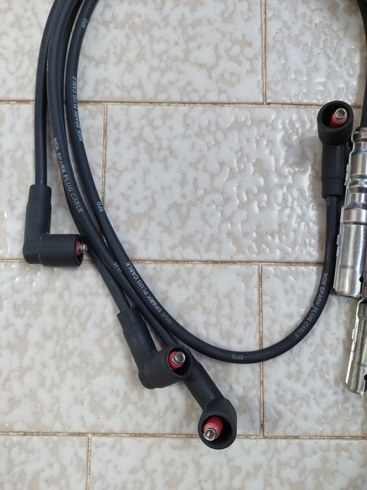 Kit Cabos De Velas NGK Premium para vw Polo