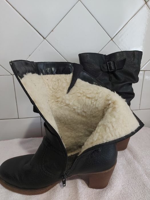 Женские зимние полусапожки