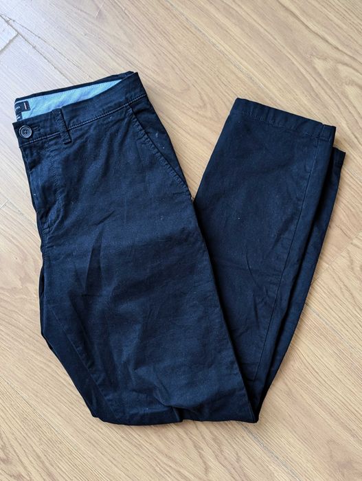 Chinosy Tommy Hilfiger Slim Stretch 30x30 czarny - używany, stan idealny