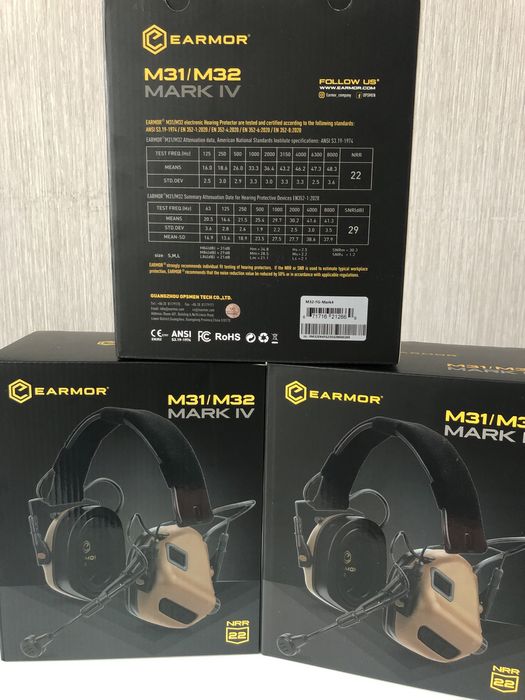 Тактичні навушники Earmor M32X Mark4 Milpro