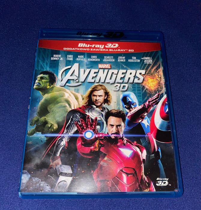 Zestaw Marvel 2D+3D Blu-Ray PL