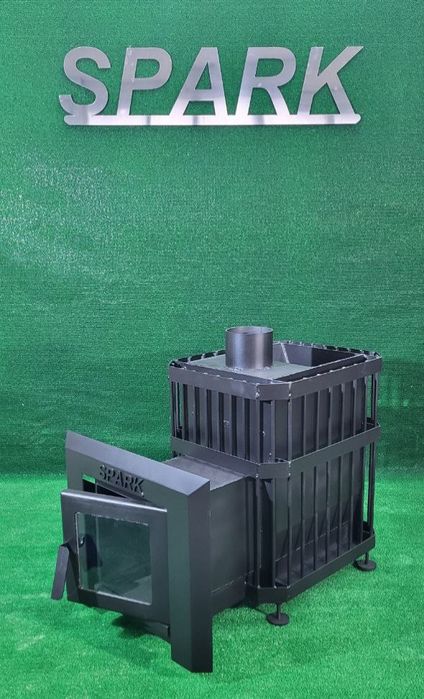 Піч для лазні, сауни, чан.