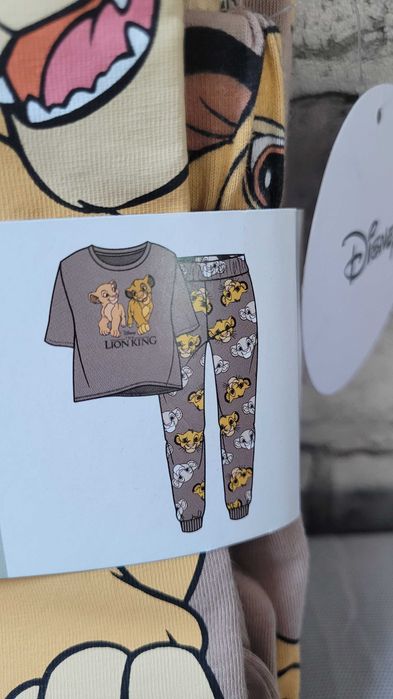 Piżama bawełniana Disney Król Lew Primark