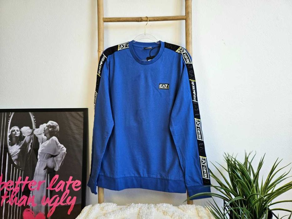 Sweatshirt Azul Emporio Armani Tape