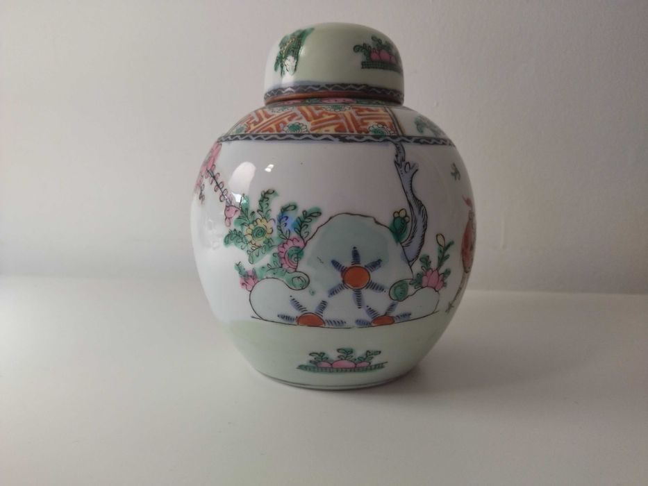 Pote de Gengibre (ginger jar) de porcelana chinesa (Macau)