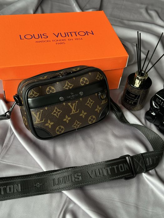 Чоловіча сумка Louis Vuitton мужская сумка барсетка мессенджер через плечо бананка клатч