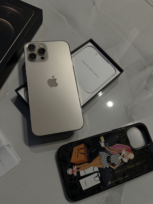 Iphone 12 pro max gold 128gb neverlock официал 12 про макс идеал