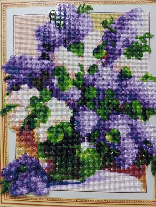 Картини: "Шпіц білий в квітах", ікона, "Квіти у вазі", "Грошовий кіт".