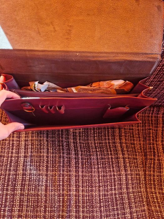 Pasta de trabalho em pele