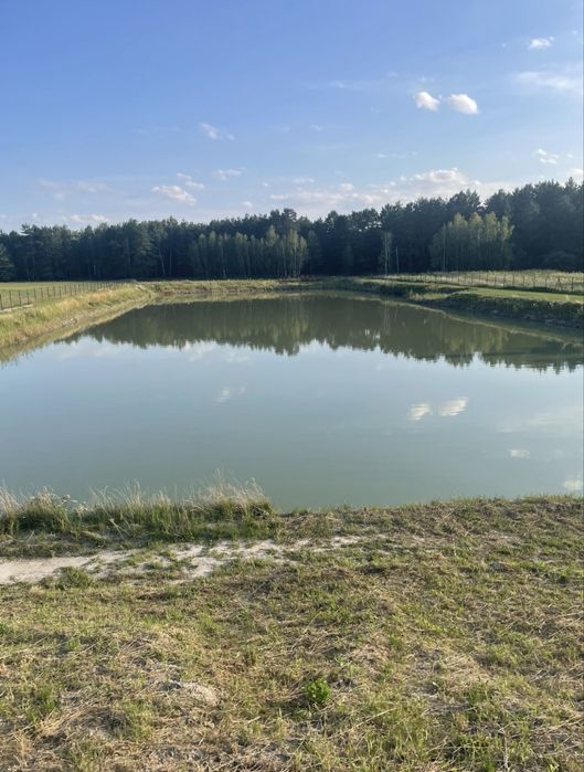 Kopanie stawów i rowów melioracyjnych - koparka gąsienicowa