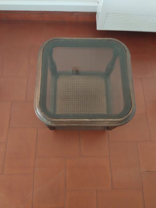 Wooden and Glass Coffee Table / Side Table64739069438595121