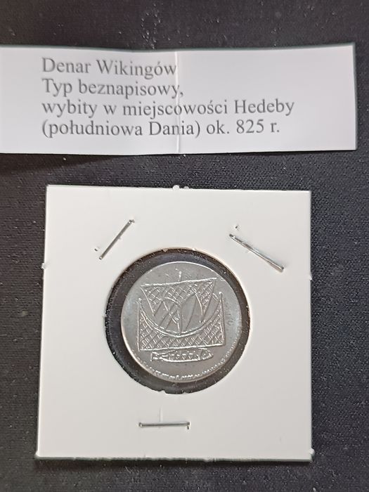 Moneta Denar wikingów Kopia