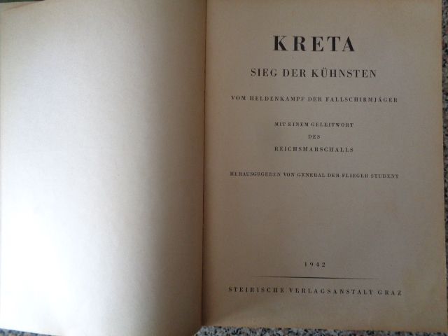 Kreta Sieg der Kühnsten pára-quedista nazi