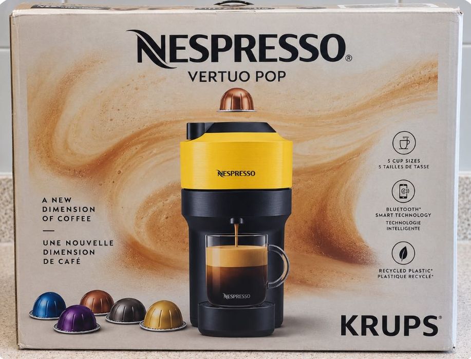 Nespresso Vertuo Pop KRUPS NOVA – Amarela