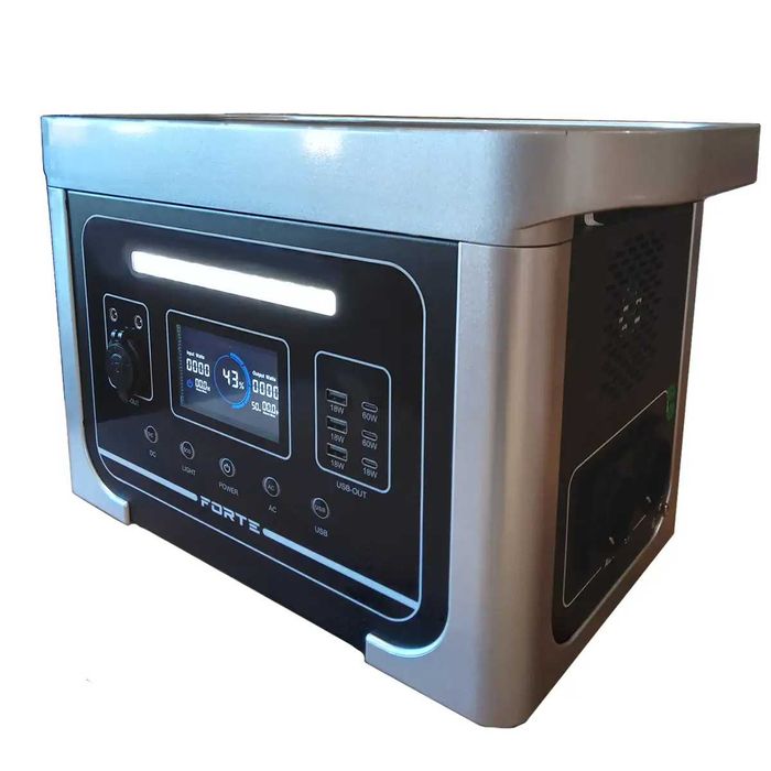 Зарядна станція 1000 Вт(1500Вт) пікове, 1331 Вт/г Forte електростанція