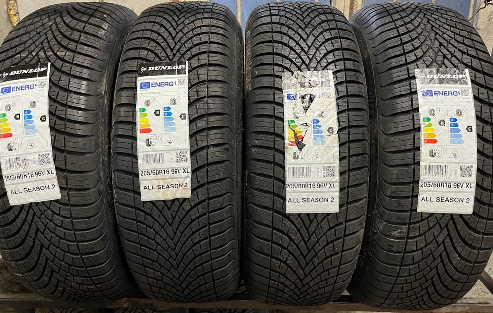 205/60R16 Dunlop AllSeason 2 cztery nowe opony całoroczne 2025r