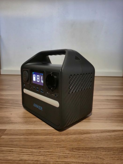 Bateria Anker 521 + Painel Solar Mobisolar 100W — como novos