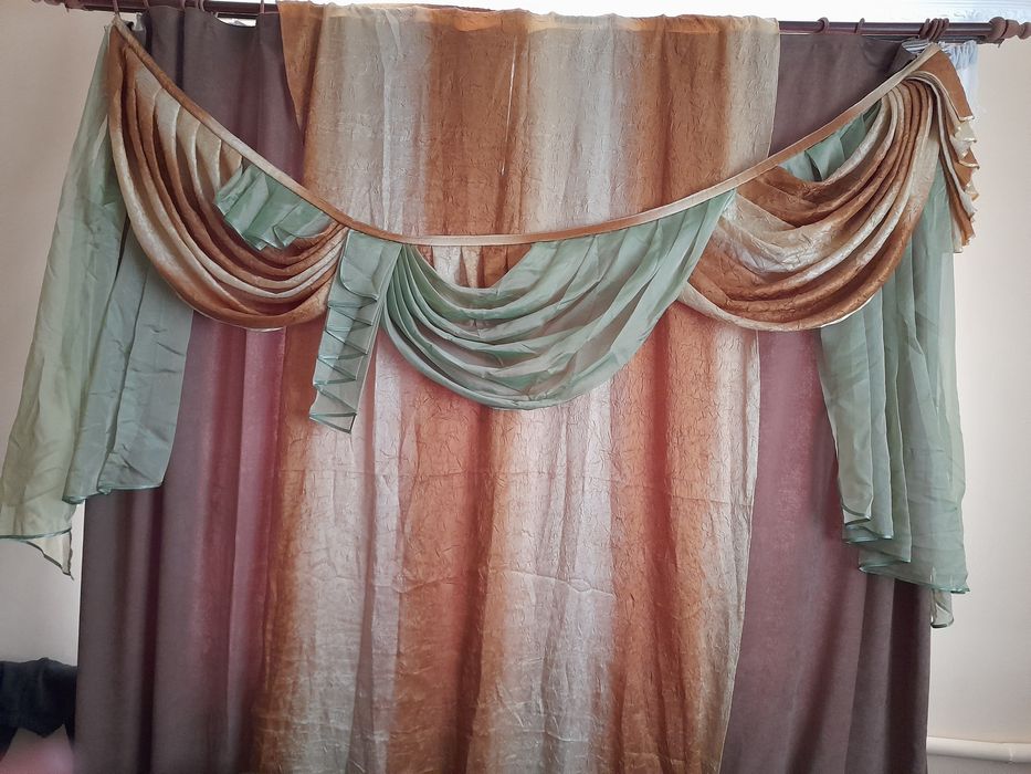 Ламбрикен гардина зі шторами 2 пари