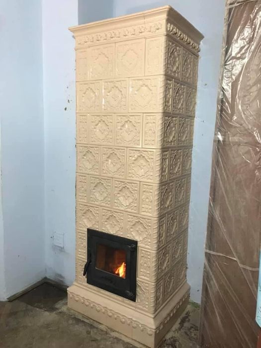 Кахель кафель піч печі камін  кам‘янка-бузька камянка пєц львів