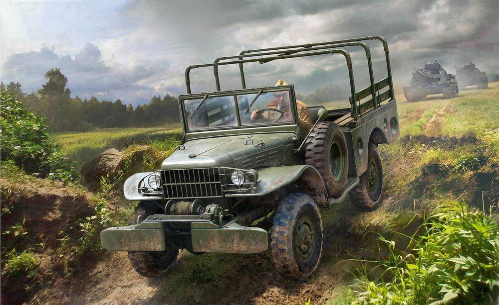 1/35 Model Nr.3664 US WC52 Dodge 3/4 t Military Multi-Purpose Vehicle