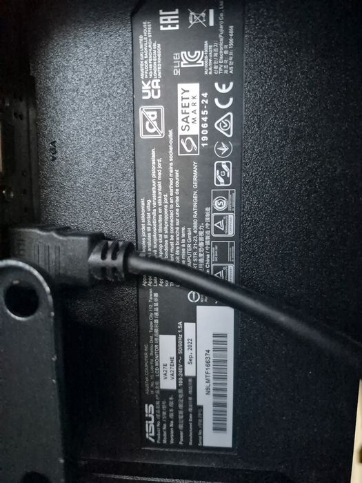 Монитор Asus VA27EHE IPS Full HD 75hz