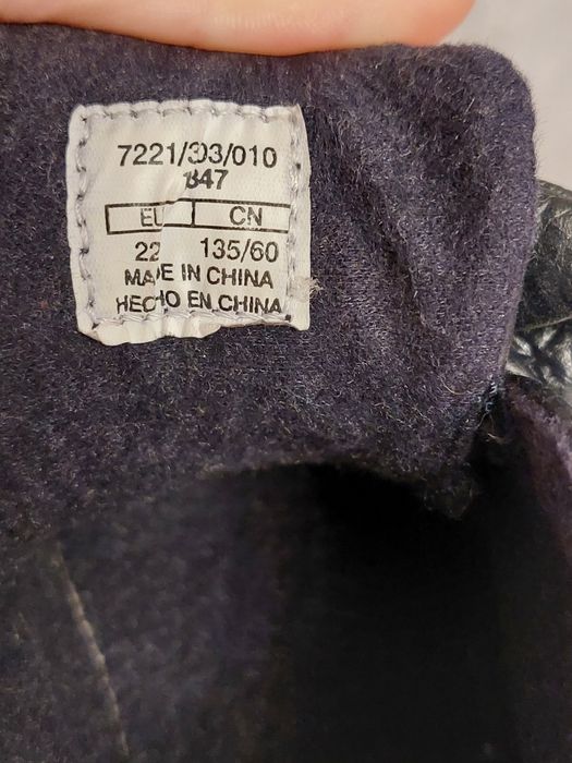 Хайтопи Zara 22, 13,5 см, кросівки, черевики Зара весняні
