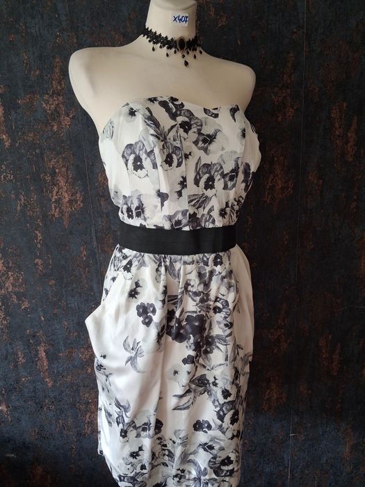 Elegancka sukienka casual modna wesele chrzciny komunia