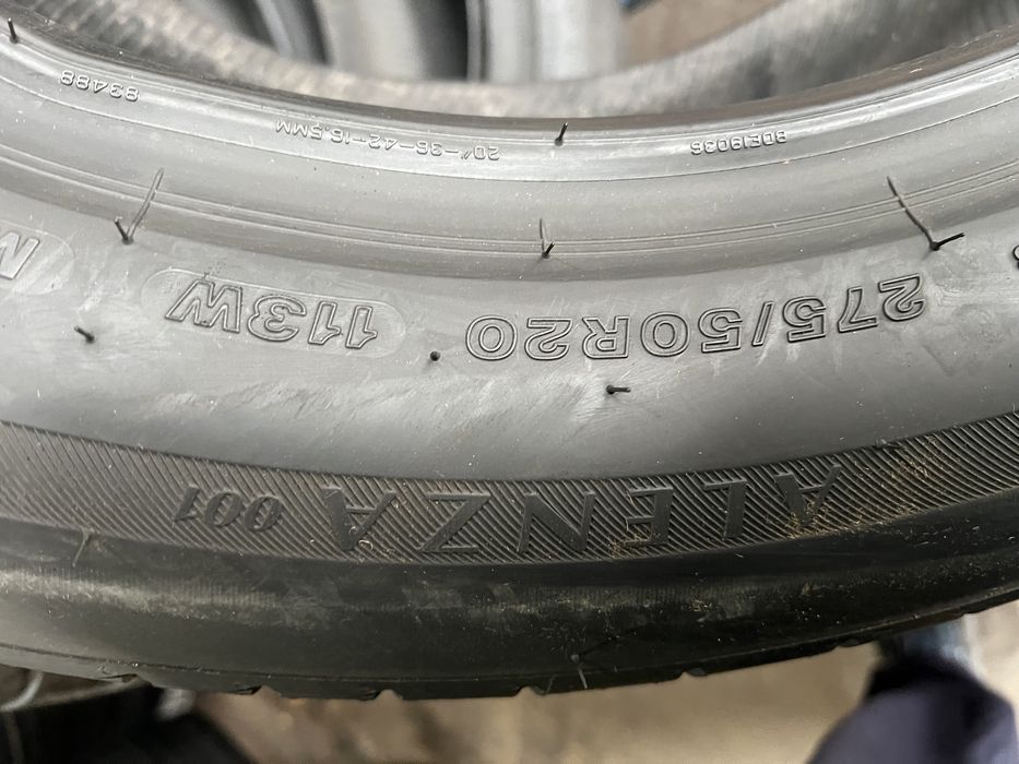 275/50/20 R20 Bridgestone Alenza MOE 4шт новые