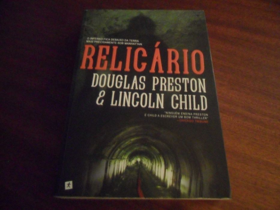 "Reliquary" by Douglas Preston and Lincoln Child – First Edition, 2009