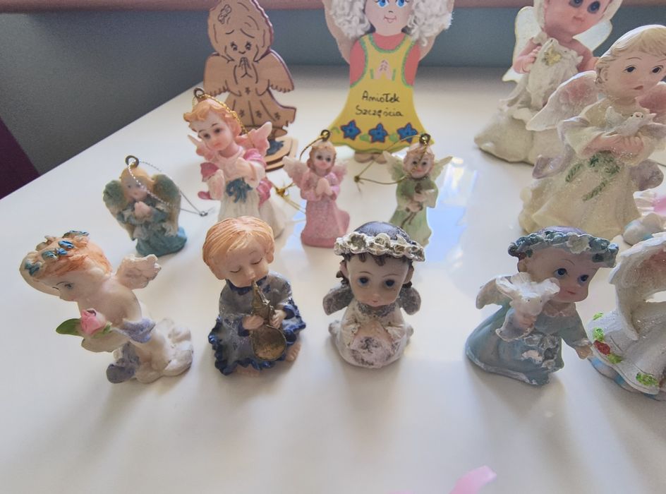 Aniołki figurki różne
