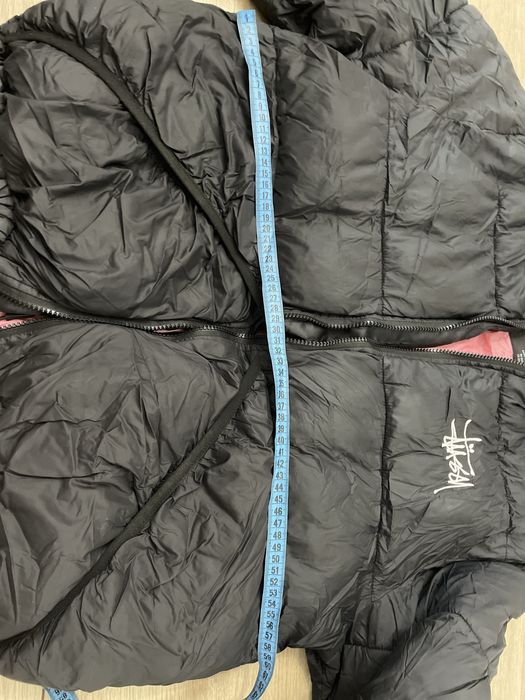 Stussy пуховик, куртка на зиму шапка в подарунок