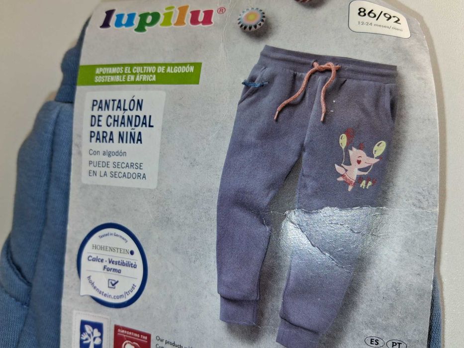 A101 Spodnie Dresowe Lupilu Dla Dziewczynki Lis Baloniki 86/92