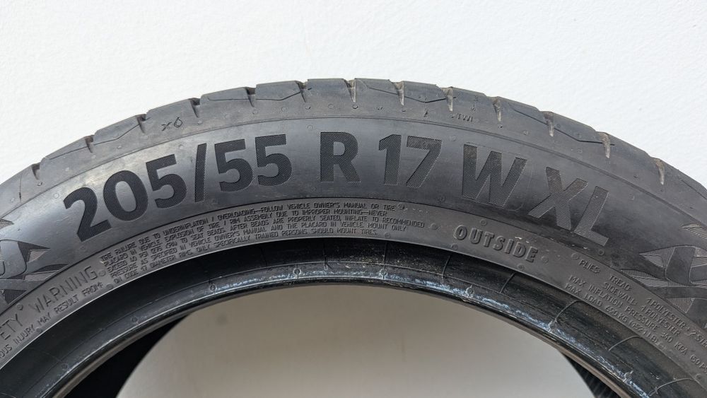 Continental premium contact 7 205/55/17 95W  XL шини літні